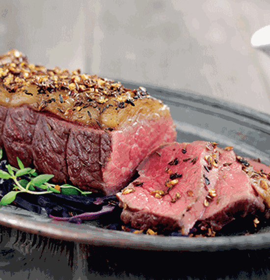 Beef Mini Roast with Caraway Seed and Garlic Crust Beef Mini Roast with Caraway Seed and Garlic Crust