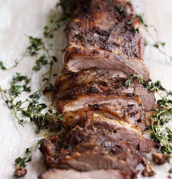 Allspice & Thyme Crusted Butterflied BBQ Leg of Lamb Allspice & Thyme Crusted Butterflied BBQ Leg of Lamb