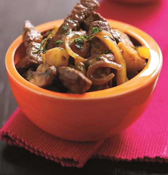 Beef and Potato Stir fry Beef and Potato Stir fry