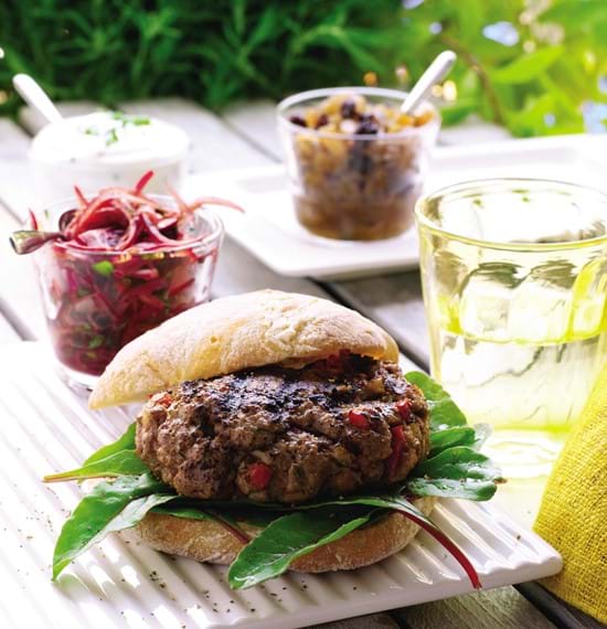 Beef and Red Pepper Burgers Beef and Red Pepper Burgers