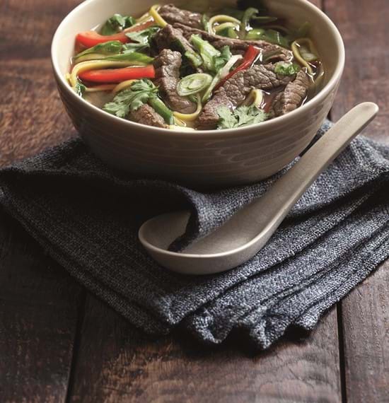 Beef and Red Pepper Noodle Broth Beef and Red Pepper Noodle Broth