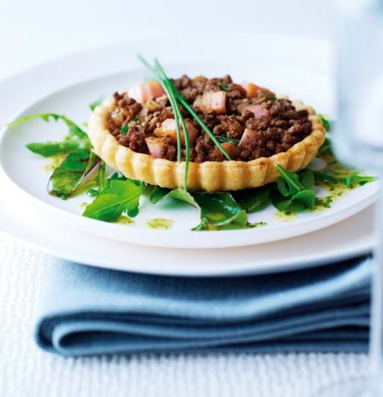 Beef and Rhubarb Tarts Beef and Rhubarb Tarts