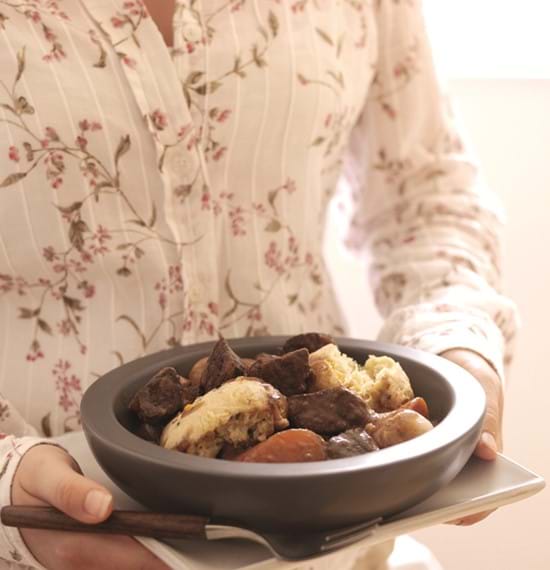Beef Casserole with Sweetcorn Dumplings Beef Casserole with Sweetcorn Dumplings
