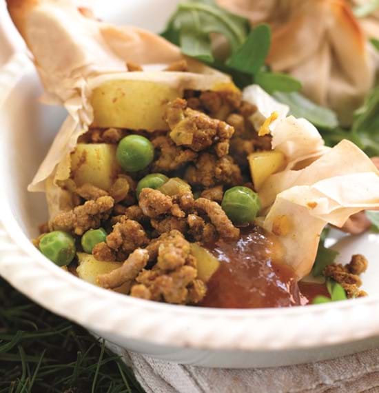 Beef Filo Parcels Beef Filo Parcels