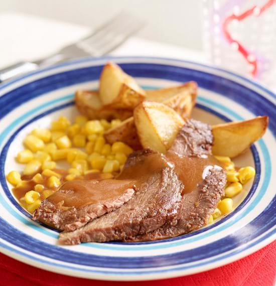 Beef Mini Roast with Lemon, Garlic and Honey (Kid's version) Beef Mini Roast with Lemon, Garlic and Honey (Kid's version)