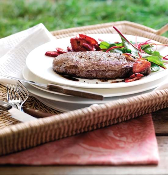 Beef Steak with Summer Salsa Beef Steak with Summer Salsa