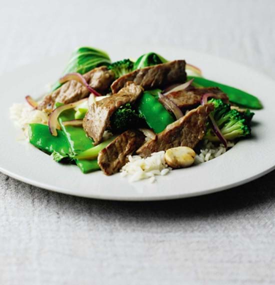Beefy Spring Stir-Fry Beefy Spring Stir-Fry