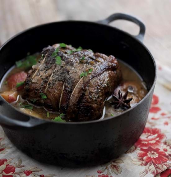 Pot Roast Brisket with Plums and Star Anise Pot Roast Brisket with Plums and Star Anise