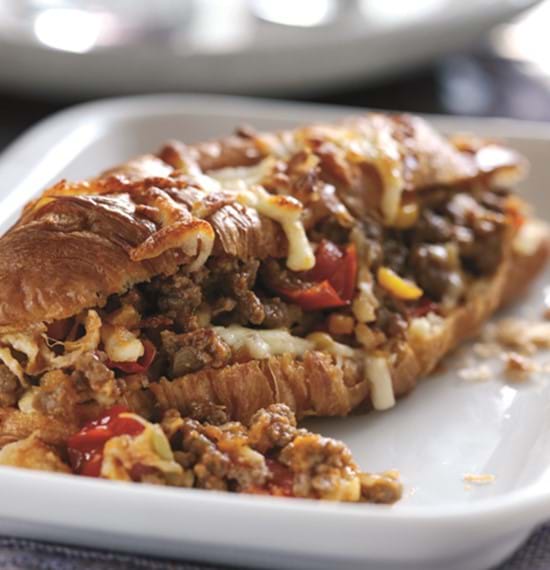 Mainstay Mince - Cheesy Beef and Tomato Croissants Mainstay Mince - Cheesy Beef and Tomato Croissants