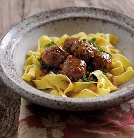Chestnut and Herb Meatballs with Sherry Gravy Chestnut and Herb Meatballs with Sherry Gravy