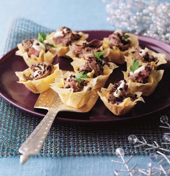 Crispy Beef Filo Nibbles Crispy Beef Filo Nibbles
