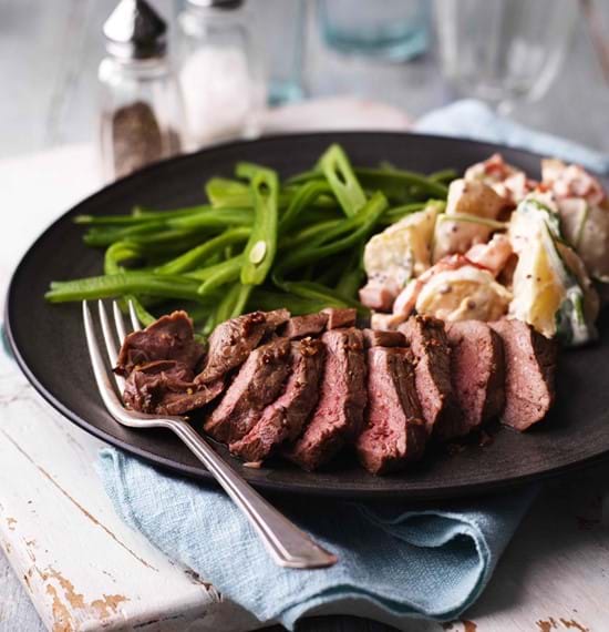 Garlic and Mustard Marinated Steaks Garlic and Mustard Marinated Steaks