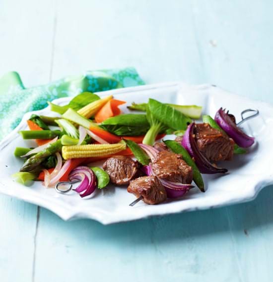 Oriental BBQ Lamb Kebabs Oriental BBQ Lamb Kebabs