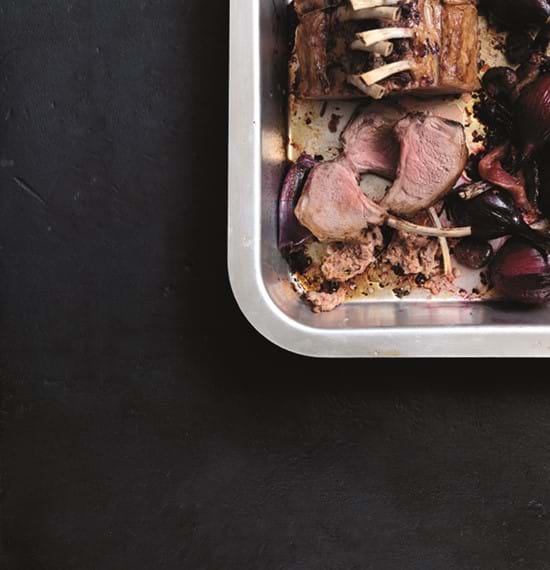 Honour of Lamb with Roasted Red Onions Honour of Lamb with Roasted Red Onions