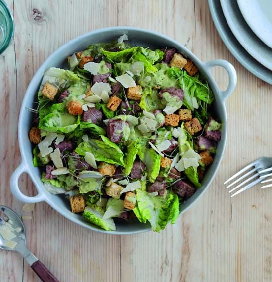 Lamb Caesar Salad Lamb Caesar Salad