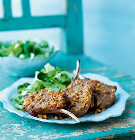 Lamb Cutlets with Anchovy and Sun-Dried Tomato Butter Lamb Cutlets with Anchovy and Sun-Dried Tomato Butter