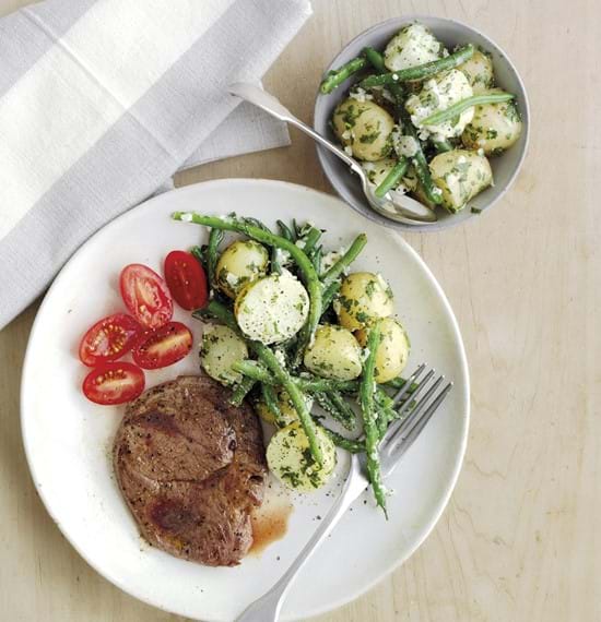 Lamb with Green Beans and New Potatoes Lamb with Green Beans and New Potatoes