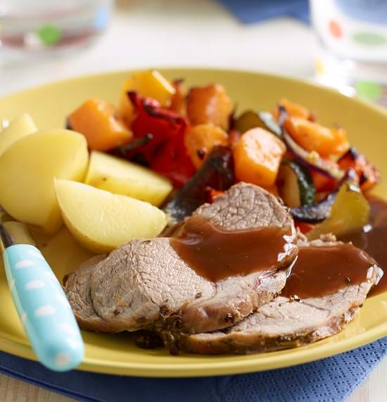Lamb Mini Roast with Rosemary Butter (Kid's version) Lamb Mini Roast with Rosemary Butter (Kid's version)
