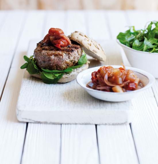 Lamb Rosemary and Apple Burgers with Apple and Cider Relish Lamb Rosemary and Apple Burgers with Apple and Cider Relish