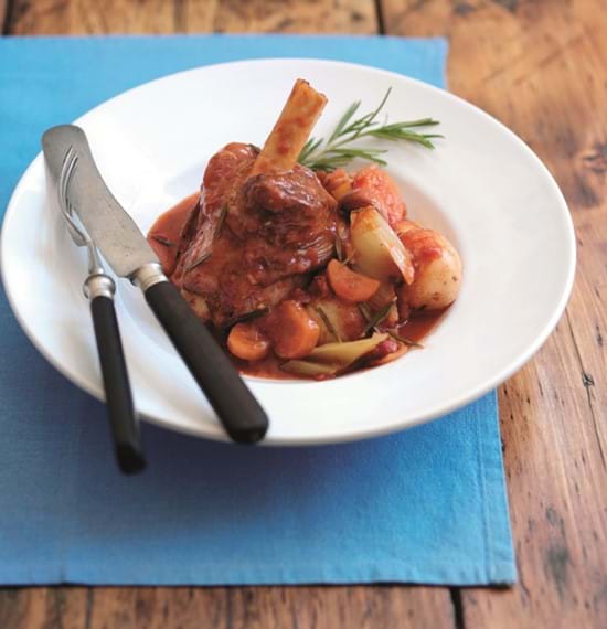 Lamb Shanks with Horseradish and Rosemary Lamb Shanks with Horseradish and Rosemary