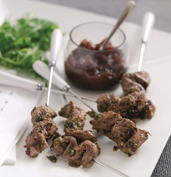 Lamb Skewers with Lemon and Chilli Lamb Skewers with Lemon and Chilli