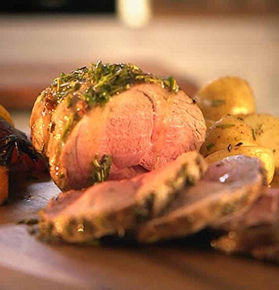 Lamb Mini Roast with Rosemary Butter Lamb Mini Roast with Rosemary Butter