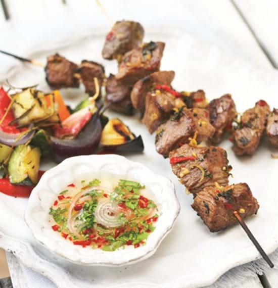 BBQ Lamb Kebabs with Lemongrass & Sweet Chilli Sauce BBQ Lamb Kebabs with Lemongrass & Sweet Chilli Sauce