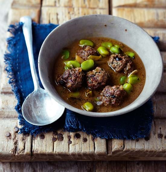 Meatballs with Broad Beans and Lemons Meatballs with Broad Beans and Lemons