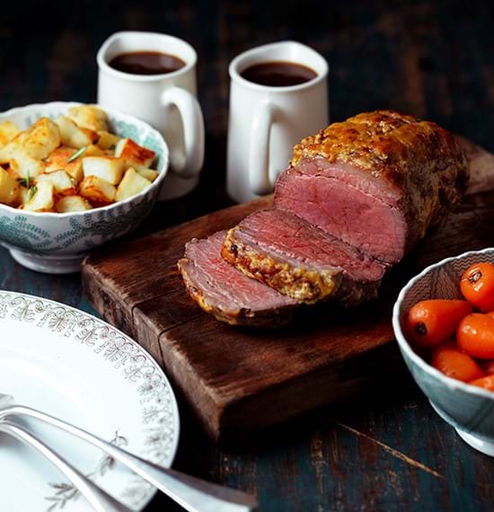 Beef Mini Roast with Mustard Crust Beef Mini Roast with Mustard Crust