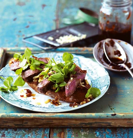 Open Steak Sandwiches Open Steak Sandwiches