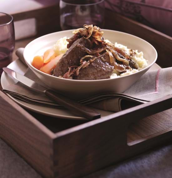 Pan-Fried Liver and Onions with Bacon Pan-Fried Liver and Onions with Bacon
