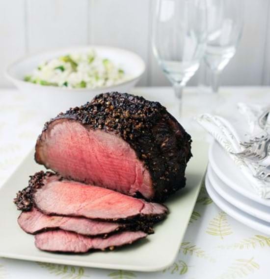 Peppered Beef With Spring Rice Salad Peppered Beef With Spring Rice Salad