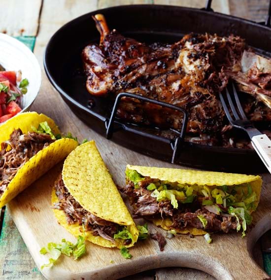 Pulled Shoulder of Lamb with Chimichurri Marinade Pulled Shoulder of Lamb with Chimichurri Marinade