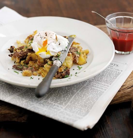 Roast Beef Hash with Eggs Roast Beef Hash with Eggs