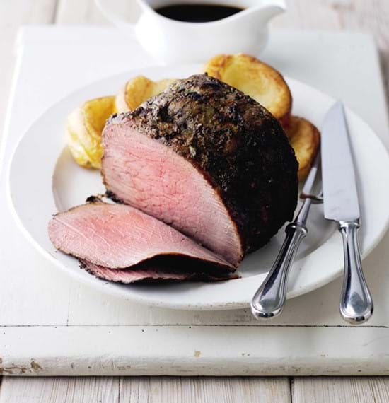 Roast Beef with Horseradish and Herb Butter Roast Beef with Horseradish and Herb Butter