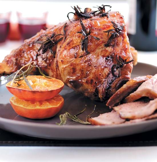 Roast Lamb with Orange and Rosemary Roast Lamb with Orange and Rosemary