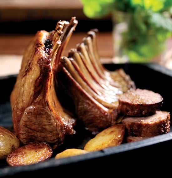 Roast Loin of Lamb with Sausage and Herby Stuffing Roast Loin of Lamb with Sausage and Herby Stuffing