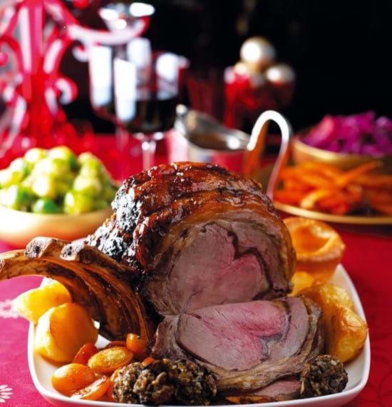 Roast Rib of Beef with Kumquats and Orange Liqueur Roast Rib of Beef with Kumquats and Orange Liqueur