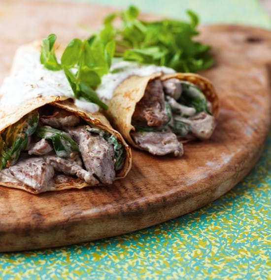 Savoury Filled Lamb Pancakes Savoury Filled Lamb Pancakes