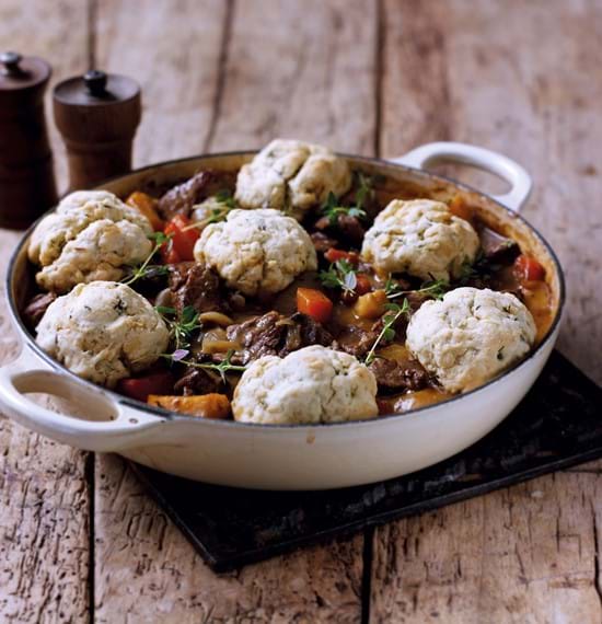 Easy Beef Casserole with Herb Dumplings Easy Beef Casserole with Herb Dumplings