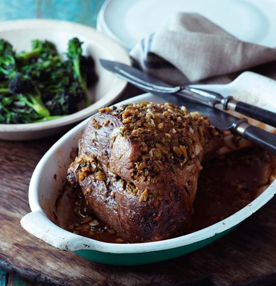 Slow Roast Spring Lamb with Olives Slow Roast Spring Lamb with Olives