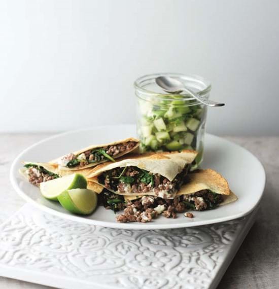 Spiced Lamb Quesadillas Spiced Lamb Quesadillas