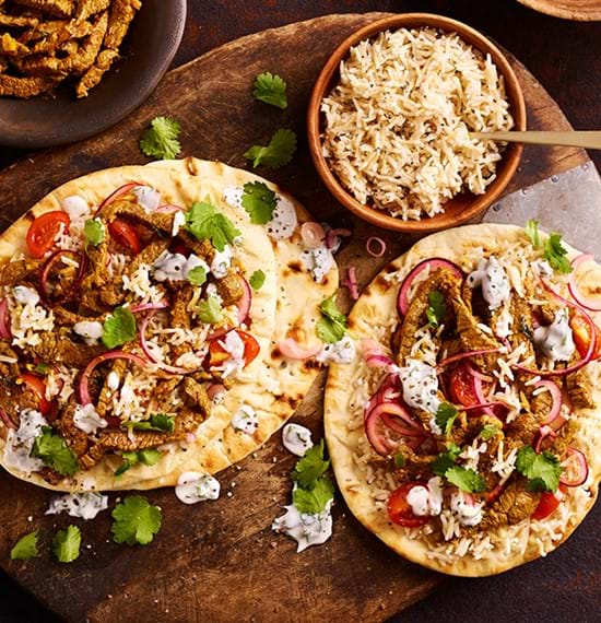 Spicy Beef Flatbreads Spicy Beef Flatbreads