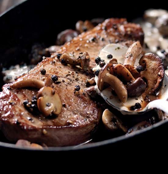 Steak and Chips with sauce of your choice Steak and Chips with sauce of your choice
