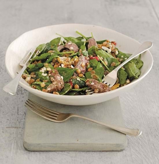 Steak with Lentils and Feta Steak with Lentils and Feta