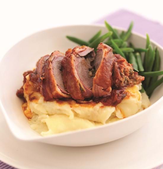 Stuffed Braised Lambs Heart Stuffed Braised Lambs Heart