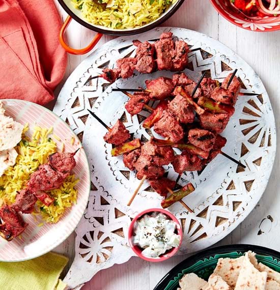 Tandoori Lamb Skewers Tandoori Lamb Skewers