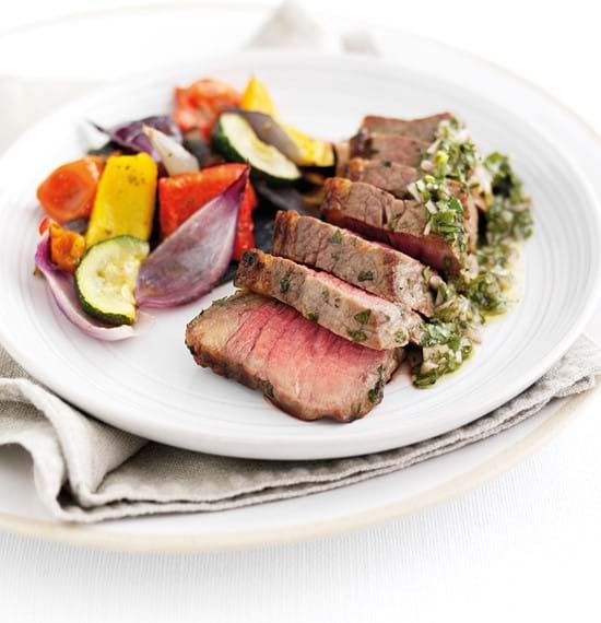 Tri Tip Steaks in a Chimichurri Marinade Tri Tip Steaks in a Chimichurri Marinade