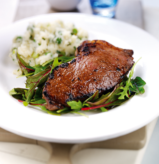 Barbecued Lance Steaks Barbecued Lance Steaks