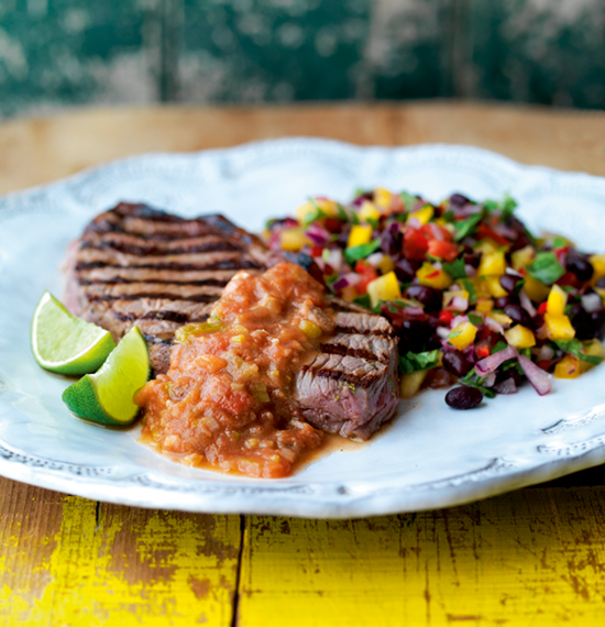 Beef Steaks with Lime, Tomatoes and Anchovies Beef Steaks with Lime, Tomatoes and Anchovies